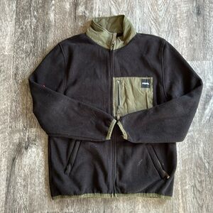 Black and green RSQ fleece zip up